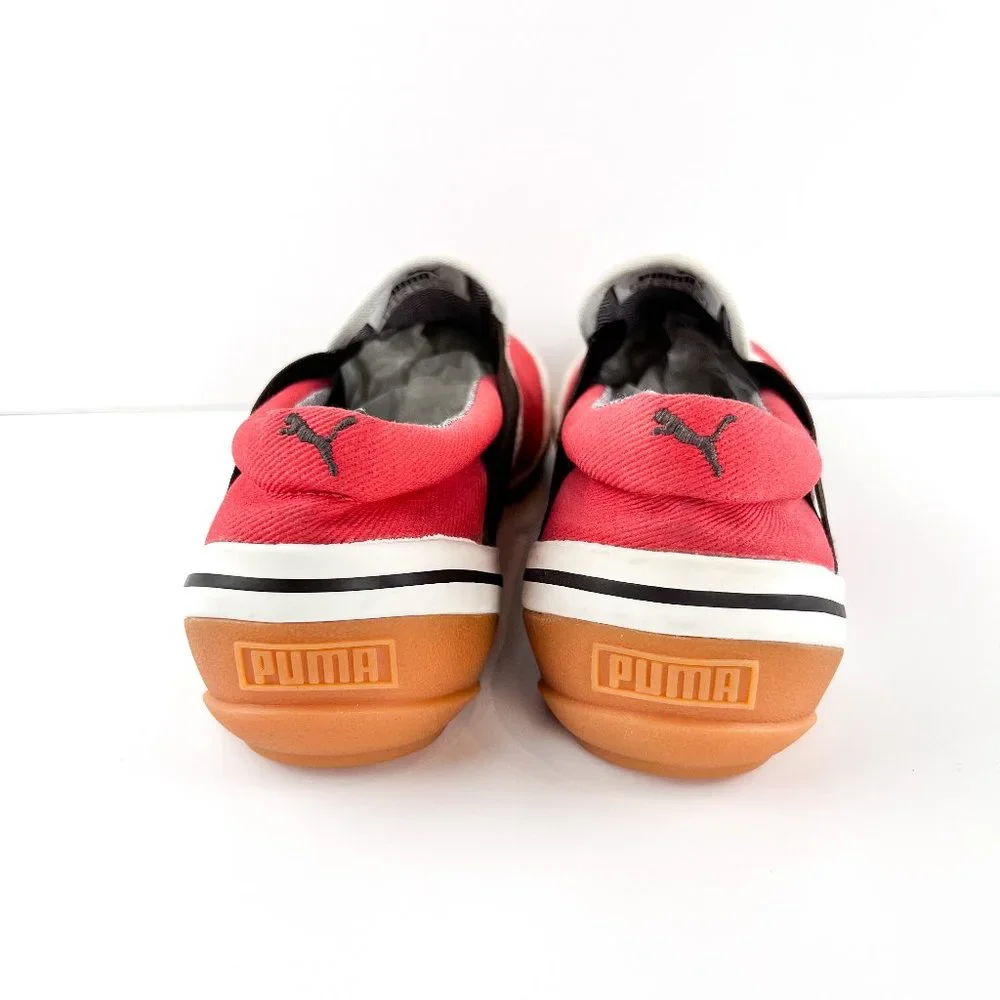 Puma Barrel Roll Low Slip-On Sneakers Shoes Mens Size 7.5 Red Brown NEW - Picture 7 of 11